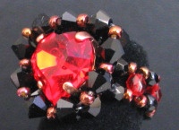 Bague Aphrodite rouge en kit