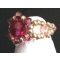 Bague en kit Lolita Ronde fuchsia