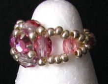 Bague en kit Lolita Strass rose