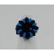 Bague en kit Saba noire et bleue