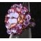Bague en perles Swarovski Anakena violet (kit)