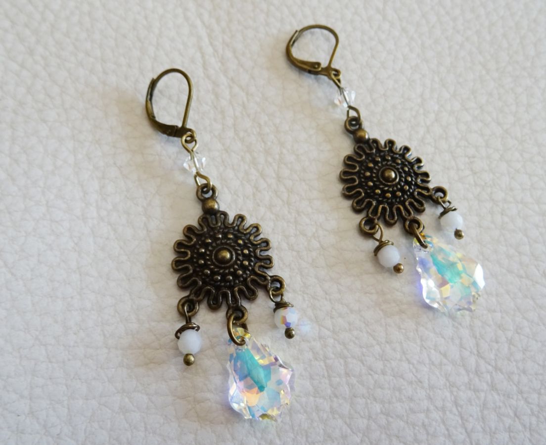 Bohemian Swarovski Crystal Earrings