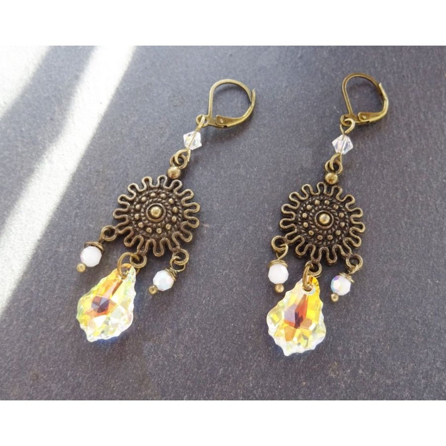 Bohemian Swarovski Crystal Earrings