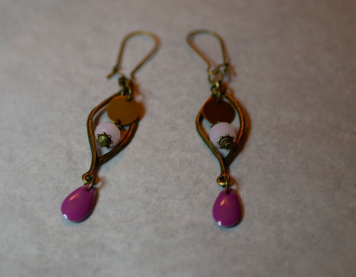 Bohemian earrings Violine