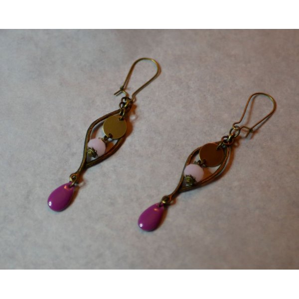 Bohemian earrings Violine