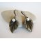 Pearl leaf earrings