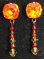 Boucles d'oreilles Hyacinth kaki