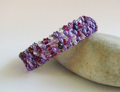 Friendship bracelet mix purple lilac in kit