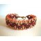 Bracelet O'beady Rouge indien en kit