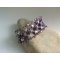 Purple silver Cheops bracelet in kit