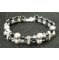 Bracelet Double Swarovski Noir en kit