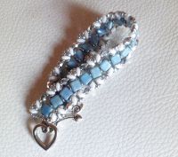 Bracelet Iceland bleu en kit