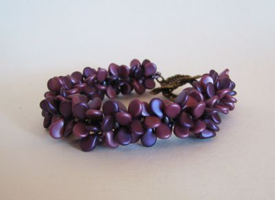 Pip Burgundy Duo Beads Bracelet Kit