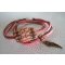 Saipan bracelet double turn pink leather 