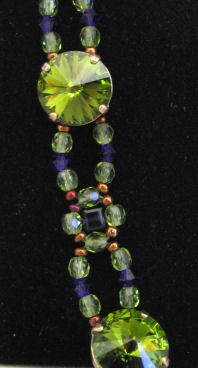 Bracelet en kit Shetland olivine