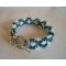 Tutoriel bracelet Silky Blanc Sarcelle