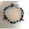 Notice Bracelet Spikes Noir argent