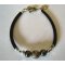 Bracelet Tube Noir perles Bali