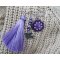 Broche en kit Amitié violet 