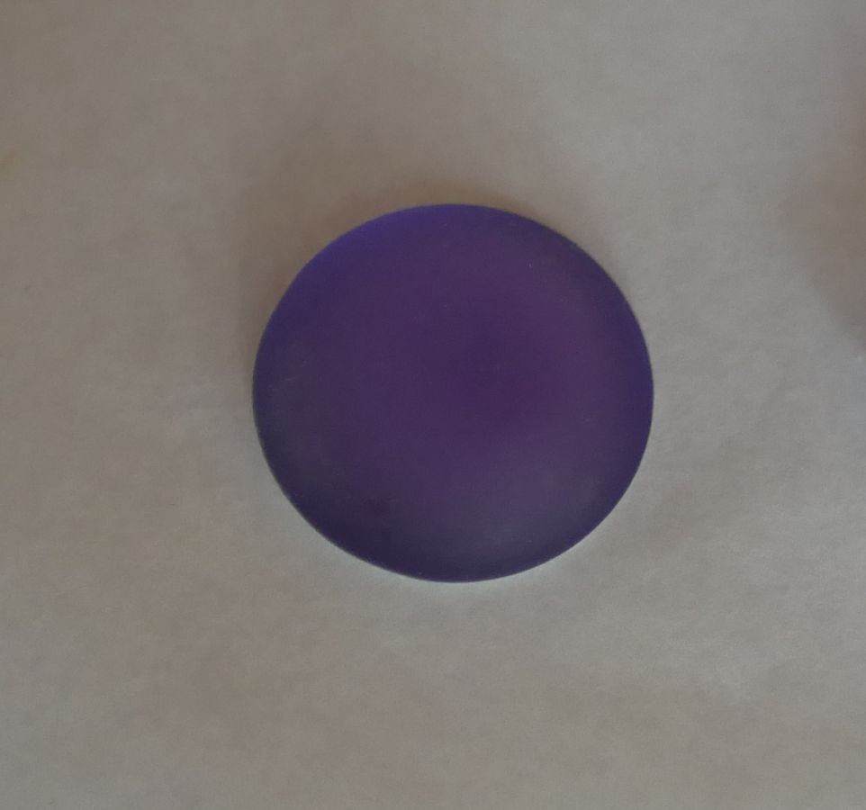 Cabochon Luna Soft purple tanzanite diameter 18mm