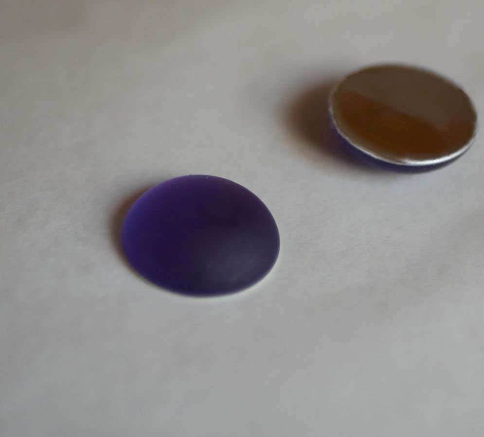 Cabochon Luna Soft purple tanzanite diameter 18mm