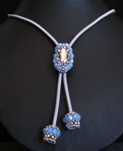 Cabochon swarovski 4161 Marquise Aquamarine 15x5