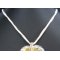 Collier multi-cordons blanc/écru Cristalia