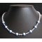 Collier Saturne Bleu ciel
