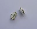 Clamping tips silver 10 mm x 2