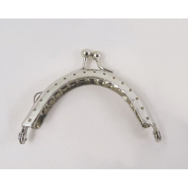 Silver wallet clasp 7 cm