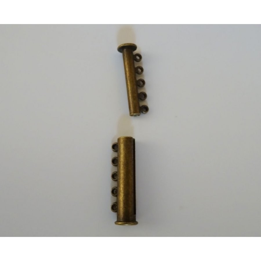 5 row magnetic bronze clasp 30mm 