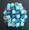 Kit bague Agate bleu océan