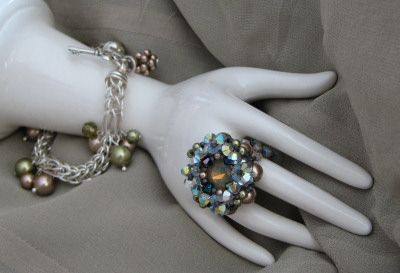 Kit bague Andros Vert bronze