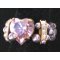 Kit bague Avalon coeur violet