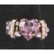 Kit bague Avalon coeur violet