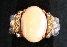 Kit bague Avalon nacre blanc