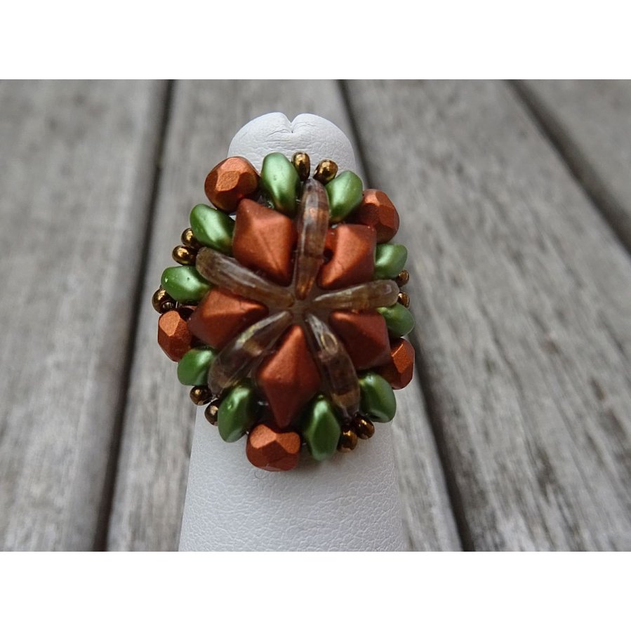 Copper Chevron ring kit