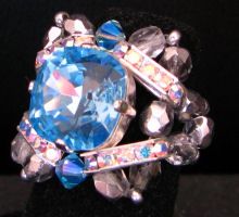 Kit bague Guernesey Aqua argenté