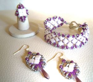 Silkade Ring Kit White &amp; Purple