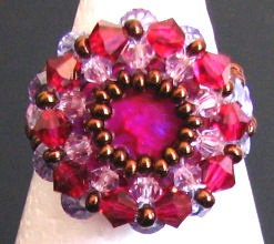 Kit bague Tanna nacre Rubis