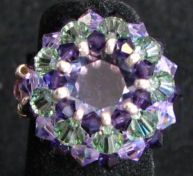 Kit bague Tinos violet doux