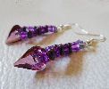 Amethyst heart earrings kit