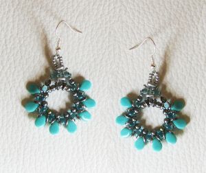 Kit boucles d'oreilles Pip turquoise