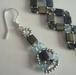 Tila Blue jean's earrings kit