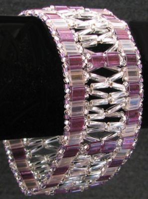 Tila &amp; Twist Purple/Silver Window Bracelet Kit