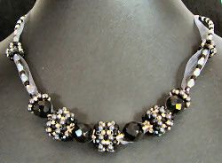 Kit collier au ruban Haranai noir