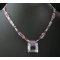 Instruction manual for Tila Square purple necklace