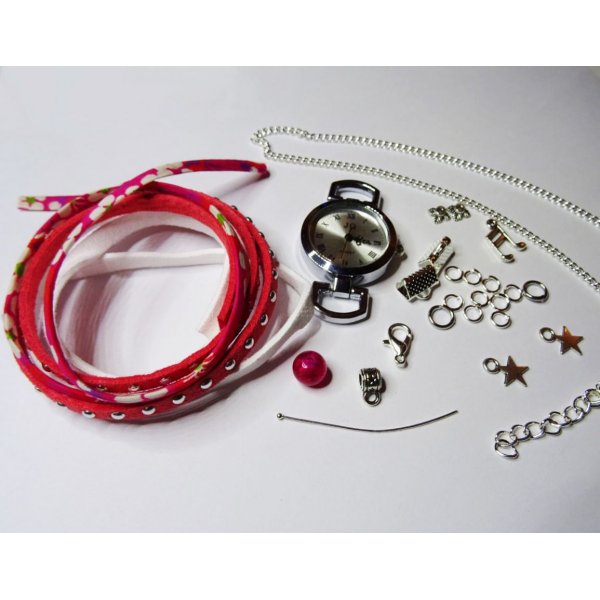 Coral multi-row watch kit