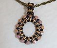 Mocca &amp; gold ring pendant kit