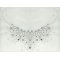 RHINESTONE PATTERN NECKLACE TEARS